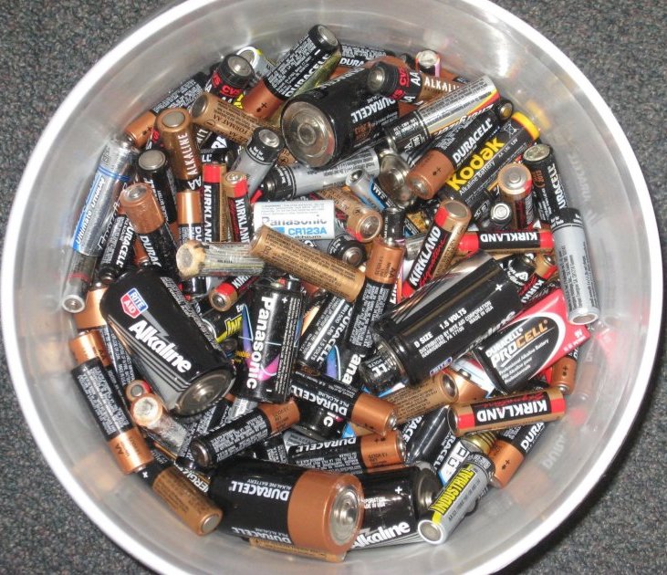 Disposable Batteries what a waste! Use 10 Percent Less