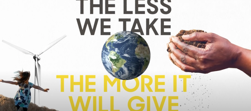 The less we take, the more it will give